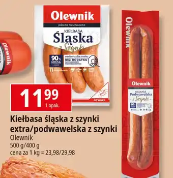 E.Leclerc Kiełbasa podwawelska Olewnik oferta