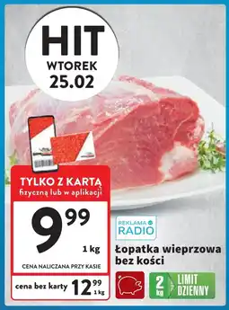 Intermarche Łopatka wieprzowa bez kości oferta