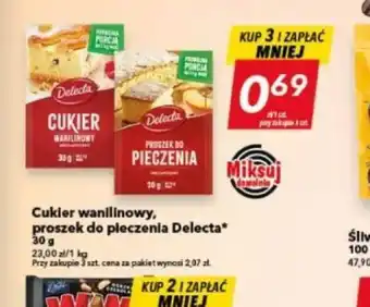 Lewiatan Cukier wanilinowy, proszek do pieczenia Delecta oferta