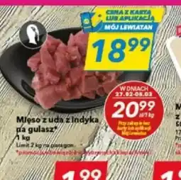 Lewiatan Mięso z uda z indyka, pla gulasz oferta