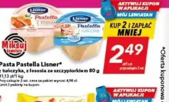 Lewiatan Pasta Pastella Lisner oferta