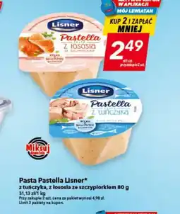 Lewiatan Pasta Pastella Lisner oferta