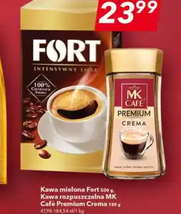 Lewiatan Kawa mielona Fort, Kawa rozpuszczalna MK Café Premium Crema oferta