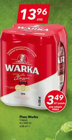 Lewiatan Piwo Warka Classic oferta