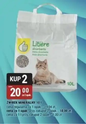 bi1 Zwirek mineralny Litière oferta