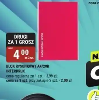 bi1 Blok rysunkowy A4/20k Interdruk oferta