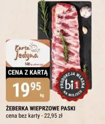 bi1 Zeberka wieprzowe paski oferta