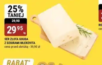 bi1 Ser Złota Gouda z dziurami Mlekovita oferta