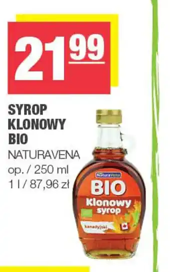 Spar Syrop klonowy bio naturavena oferta