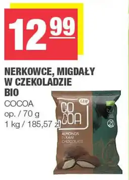 Spar Nerkowce, migdały w czekoladzie bio cocoa oferta