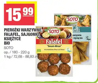 Spar Pierożki warzywne falafel, sajgonki, księżycé bio soto oferta