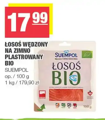 Spar Łosoś wędzony na zimno plastrowany bio suempol oferta