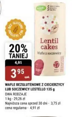 bi1 Wafle bezglutenowe z ciecierzycy lub soczewicy Lestello oferta