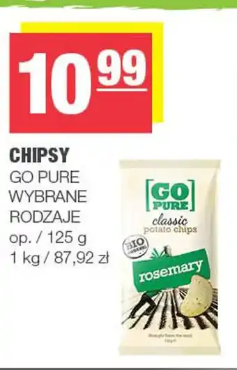 Spar Chipsy go pure oferta