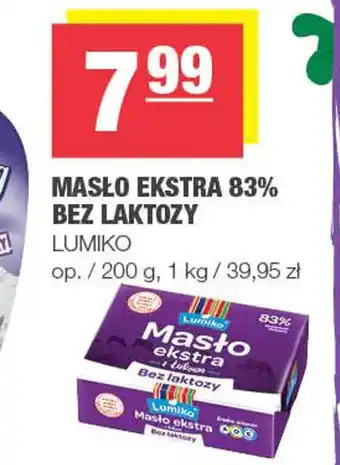 Spar Masło ekstra 83% bez laktozy lumiko oferta