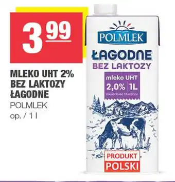 Spar Mleko uht 2% bez laktozy łagodne polmlek oferta