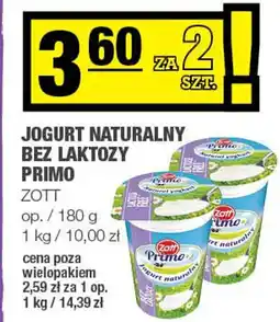 Spar Jogurt naturalny bez laktozy primo zott oferta