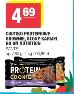 Spar Ciastko proteinowe brownie go on nutrition sante oferta