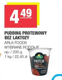 Spar Pudding proteinowy bez laktozy arla foods oferta