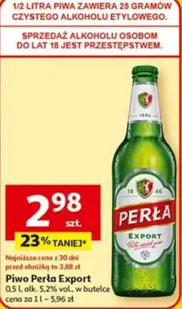 Auchan Piwo Perła Export oferta