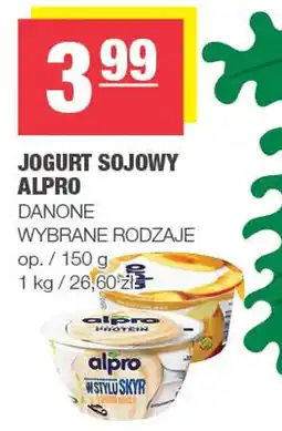 Spar Jogurt sojowy alpro danone oferta