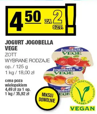 Spar Jogurt jogobella vege zott oferta