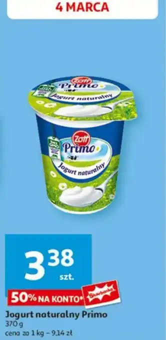 Auchan Jogurt naturalny Primo oferta