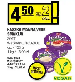 Spar Kaszka manna vege zott oferta