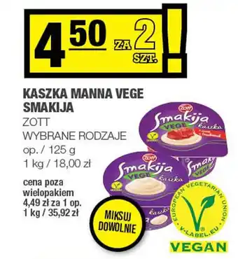 Spar Kaszka manna vege zott oferta