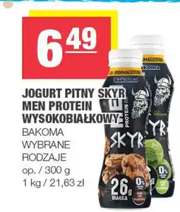 Spar Jogurt pitny skyr men protein wysokobiałkowy bakoma oferta