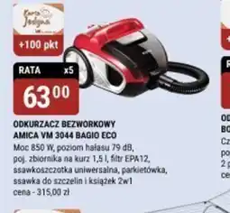 bi1 Odkurzacz bezworkowy Amica VM 3044 Bagio Eco oferta