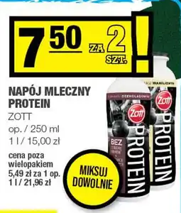 Spar Napój mleczny protein zott oferta