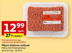 Auchan Mięso mielone wołowe oferta