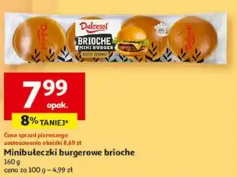 Auchan Minibułeczki burgerowe brioche oferta