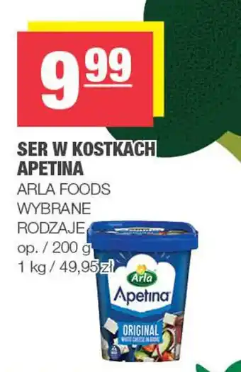 Spar Ser w kostkach apetina arla foods oferta