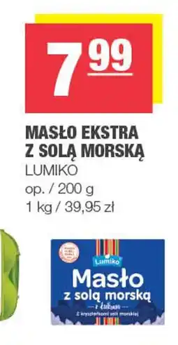 Spar Masło ekstra z solą morską lumiko oferta