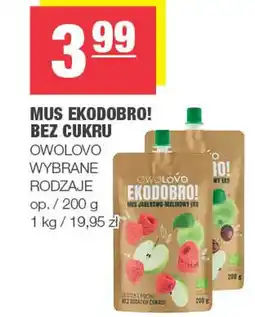 Spar Mus ekodobro! bez cukru owolovo oferta