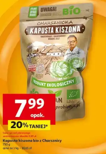 Auchan Kapusta kiszona bio z Charsznicy oferta