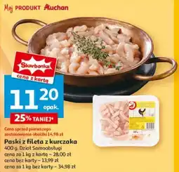 Auchan Paski z fileta z kurczaka oferta