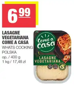 Spar Lasagne vegetariana come a casa whats cooking polska oferta