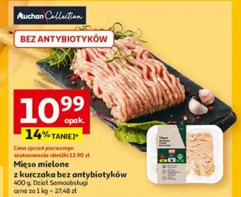 Auchan Mięso mielone z kurczaka bez antybiotyków oferta