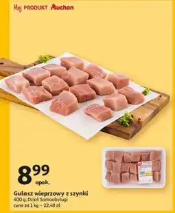 Auchan Gulasz wieprzowy z szynki oferta