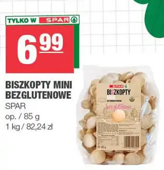 Spar Biszkopty mini bezglutenowe spar oferta