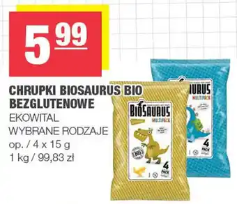 Spar Chrupki biosaurus bio bezglutenowe ekowital oferta