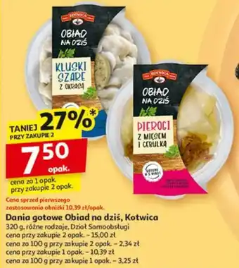 Auchan Dania gotowe Obiad na dziś, Kotwica oferta