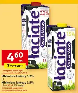 Auchan Mleko bez laktozy 3,2%/1,5% oferta