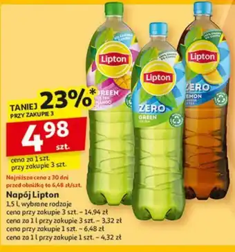 Auchan Napój Lipton oferta