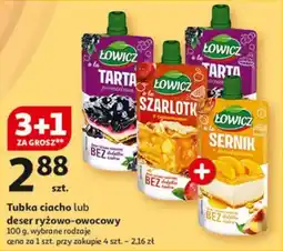 Auchan Tubka ciacho lub deser ryżowo-owocowy oferta