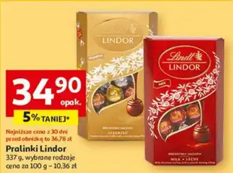 Auchan Pralinki Lindor oferta