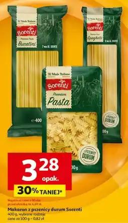 Auchan Makaron z pszenicy durum Sorenti oferta